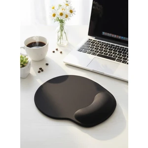 Tiger Track Siyah Bilek Destekli Ergonomik - Kaymaz Taban Mouse Pad