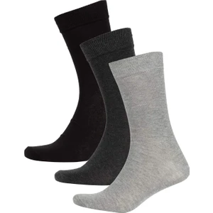 Erkek Pamuklu 3lü Uzun ÇORAP T9595AZNS