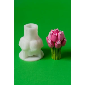 Rufus Concept Lale Demeti Silikon Mum Kalıbı