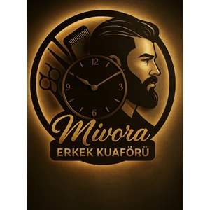 Mivora Shop Duvar Saati Kuafor2