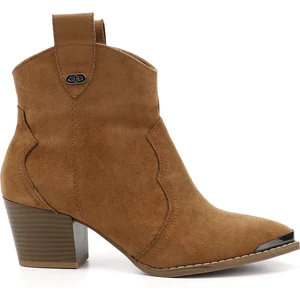 Gön Sivri Burun Topuklu Western Kovboy Kadın Günlük Bot 32133