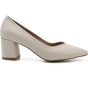 Sivri Burun Orta Kalın Topuklu Kadın Ayakkabı 38918