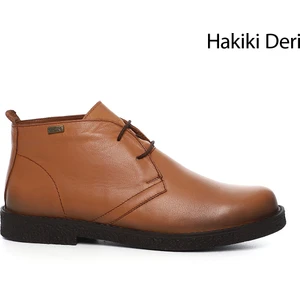 Gön Hakiki Deri Oxford Kalıp Kauçuk Taban Bağcıklı Kadın Günlük Bot 51456