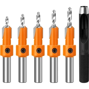 Ahşap Için 5 Parça Havşa Matkap Ucu Seti 8mm Saplı Hss Ahşap Vida (Yurt Dışından)