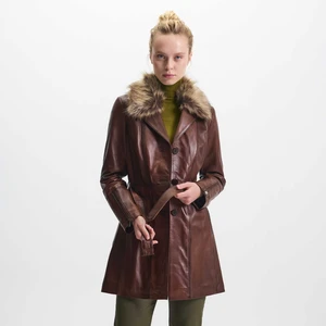 Taba Hakiki Deri Kadın Hakiki Deri Mont - K25KDM320476-Q7C