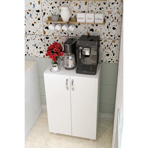 Çok Amaçlı Mutfak Banyo Balkon Kiler Dolabı Çift Kapaklı