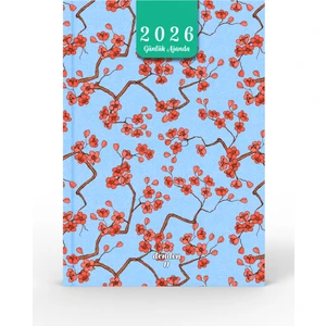 2026 Ajanda Kiraz Çiçeği