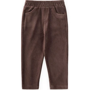 Fitilli Kadife Pantolon 1-8 Yaş Kahverengi
