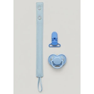 Joyous Mom & Kids Pamuk Müslin Bebek Emzik Askısı Plastik Klips Kolay Açılır Emzik Tutacağı 1-1