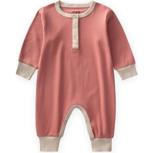 Biye Detaylı Tulum 0-2 Yaş Yavruağzı