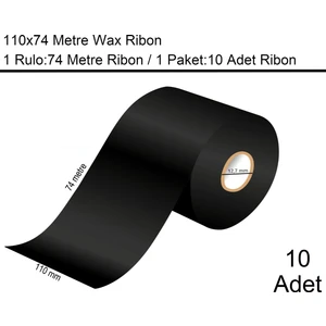 110x74 Metre Wax Ribon 10 Adet