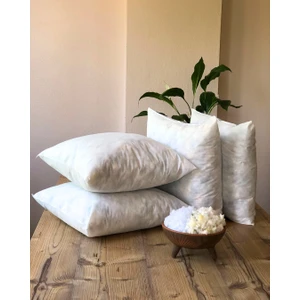 Fifty Home 4 Adet Kırlent Iç Yastık - 8 Farklı Ebat - Dolgusu 50% Boncuk Silikon/50% Kırpık Sünger