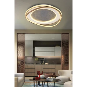 Gezegen 50 cm Plafonyer LED Avize 3 Renk Işık Modlu (Beyaz / Sarı / Gün Işığı)