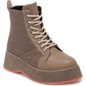 Vizon Hakiki Deri-Tekstil Kadın Casual Bot - K24K1BT67547-U3X