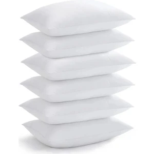 Nuriye Kocakaplan 6 Adet Elyaf Dolgulu Yastık 50X 70 cm 4800 Gram / 6 Adet ve 6 Adet Yastık Alezi