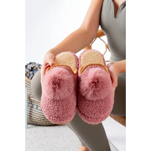 Kadın Ev Terliği Ponpon Şık Giyim Hediyelik Çeyiz Bohça Misafir Terliği