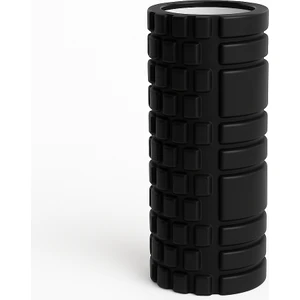 Foam Roller Masaj Rulosu – Yoga, Pilates, Fitness ve Fizyoterapi İçin EVA Köpük Masaj Aleti (33x14) Siyah