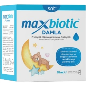 Maxbiotic Probiyotik Mikroorganizma ve Prebiyotik İçeren Damla 10 ml