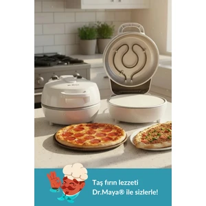 |  Çok Amaçlı Taş Fırın | Pizza, Lahmacun, Ekmek ve Tandır Yapma Makinesi - Dm SO07 - Siyah, Kırmızı, Beyaz