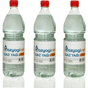 Gazyağı 3 litre (Zift Sökücü, Zincir ve Motor Temizleyici, Gaz Sobası ve Gaz Lambası Yakıtı)