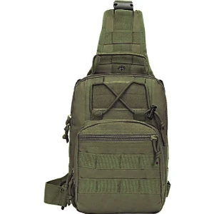 Çapraz Göğüs Askılı Tactical Çanta Haki
