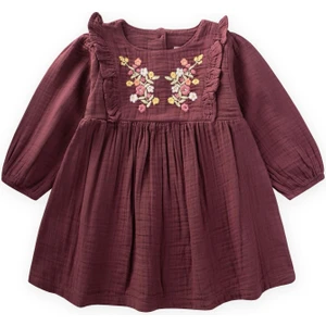 Elbise 1-10 Yaş Mürdüm