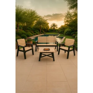 Sera 2+1+1+S Mindersiz Oturma Grubu / Bahçe - Balkon - Teras Mobilyası