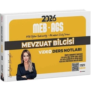 Hoca Kafası Yayınları 2026 Meb-Ags Mevzuat Bilgisi Video Ders Notları - Esra Özkan Karaoğlu