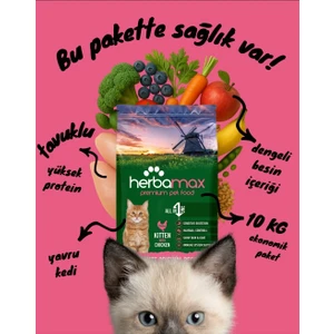 Kitten Tavuklu Yavru Kedi Maması 10 kg