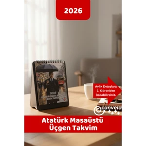 Gazi Mustafa Kemal Atatürk Masaüstü 2026 Yılı Takvimi Cumhuriyetimizin 103. Yılına Özel Seri
