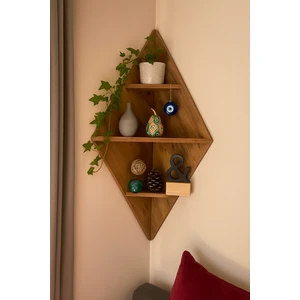 Dekoratif Köşe Rafı
