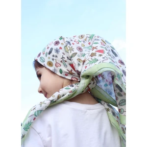 Başörtü Dükkanı Çocuk Pamuk EşarpTropikal