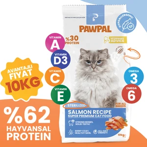 Somonlu Süper Premium Kısırlaştırılmış Kedi Maması 10 kg - Düşük Tahıllı