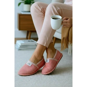 Peluş Kadın Ev Babeti Tüylü Yumuşak Taban Ev Botu Panduf