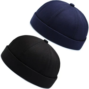 Rupen Kraft 2 Li Set %100 Pamuk Cap Ayarlanabilir Docker Şapka Yazlık Takke Şapka Retro Şapka Takke Şapka