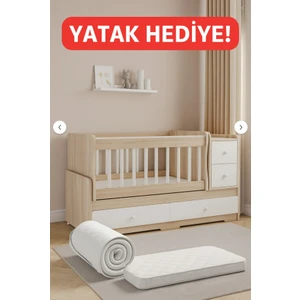 BANANA BABY Moon Anneyanı Sallanır Çekmeceli Büyüyen Beşik