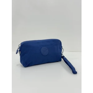 Glc Sanmorris El ve Çapraz Askılı 2 Bölmeli Metal Fermuarlı Kartlık ve Bozuk Para Gözlü Cüzda