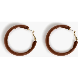 Suni Deri Halka Küpe