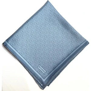 Tivil Monogram Ipek Eşarp 41408-MAVI