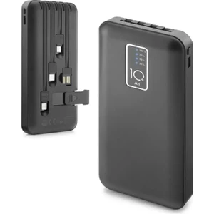 10.000 Mah Kendinden Kablolu Powerbank Telefon Standlı Göstergeli Taşınabilir Şarj Cihazı