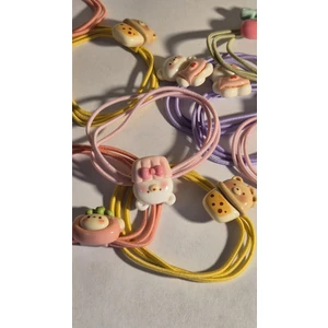 2 Adet Figürlü Lastik Toka Karışık