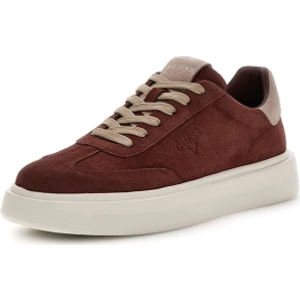 Kahve - Krem Erkek Sneaker Plaza