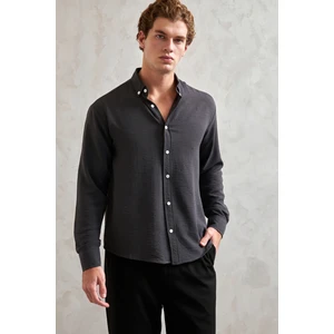 Erkek Oversize Kesim Aerobin Gömlek