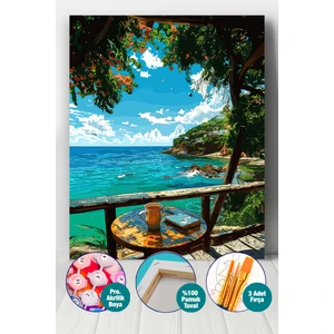 Picasso World Hobby Art Dalgalar ve Satırlar Sayılarla Boyama Seti