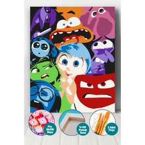 Picasso World Hobby Art Ters Yüzün Duyguları Sayılarla Boyama Seti