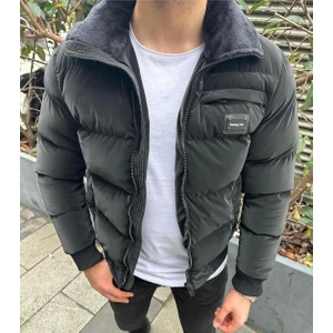 Growing Star Erkek Silim Fit Şişme Mont Antrasit