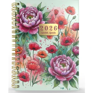 Spiralli 2026 Ajanda Flowers 8