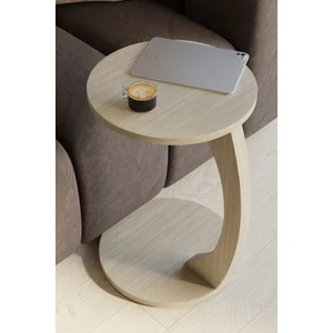 Eda Hacıoğlu Edam Bedding Group Tekerlekli C Tasarım Traventen Yan Sehpa Modern Hareketli Orta Sehpa Salon ve Oturma Odası Masası