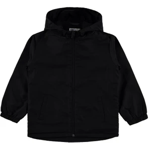Civil Boys Içi Polarlı Basic 10-13 Yaş Yağmurluk - Siyah 13-14 Yaş