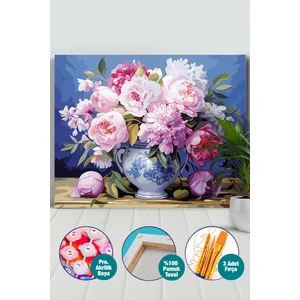 Picasso World Hobby Art Çiçeklerin Gülüşü Sayılarla Boyama Seti